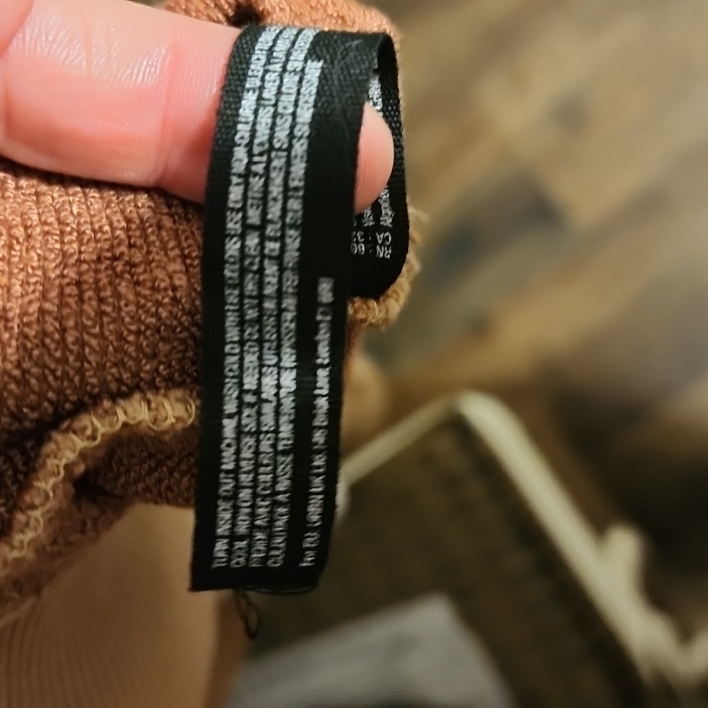 Free People Dusty Rose Hoodie with Blue Embroidered Back - Picture 11 of 11